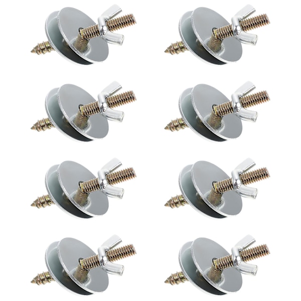 8 Sarjaa Metalliset Kiinnikkeet Metalliset Kiinnitysruuvit Sarja Lintuhäkin Ruuvit Sarja Hamsterin Hyppylaudan Ruuvit Sarja Lintujen Kulhon Ruuvit 3X3X5CM