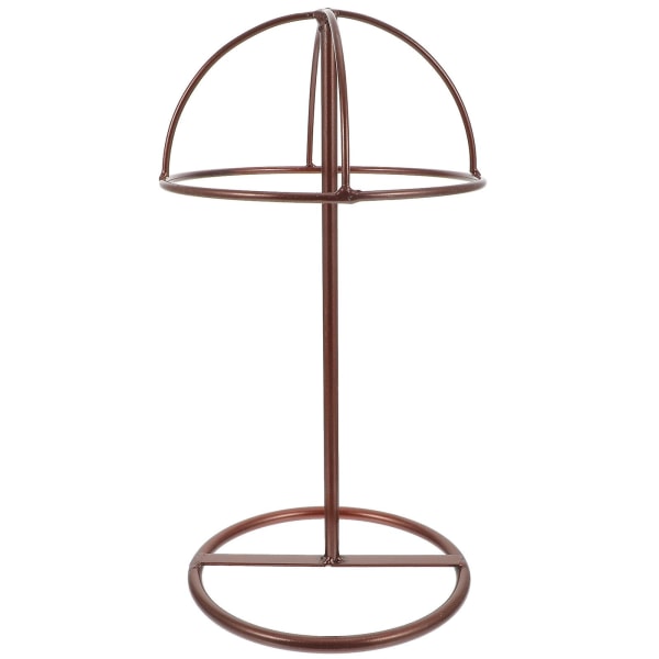 Hattstativ Hodet Display Stativ Jern Hattstativ Hatt Display Holder Butikk Parykk Display Stativ Red 30x16x16cm