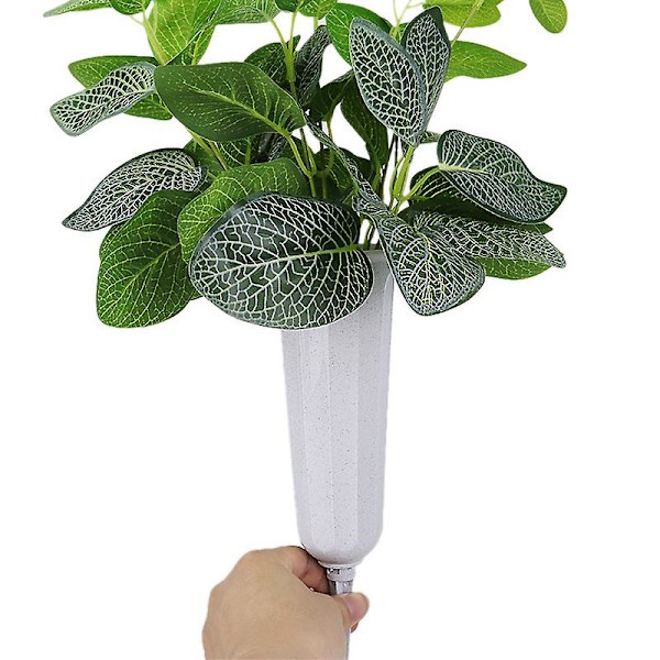Gravvaser - Mindevaser til gravsteder Kirkegårdsvaser til nedgravning Kirkegårdsvase med pløk Mindevase Blomstervase Kegleformet til gravplæne