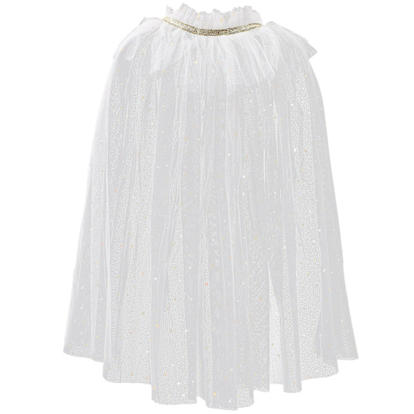 1 kpl Lasten Valkoinen Viitta Vaate Cosplay Puvustus Juhla Tarvikkeet Tytöille Valkoinen 80x40x0.2cm White 80x40x0.2cm