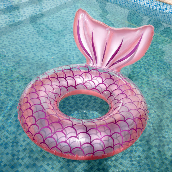 Uppblåsbar Badring, Barn Söta Pool Float Tube Dekorationer Simringar Utomhus Pool Strand Vatten Floats Party Tillbehör Barn Floaties