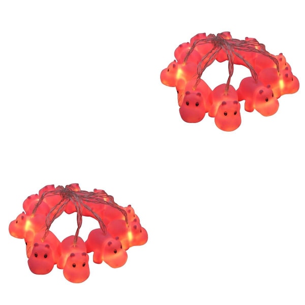 3-pack 10 LED Djurformade Ljuskedjor för Inomhus, Batteridrivna Ljus för Barnrum 2pcs