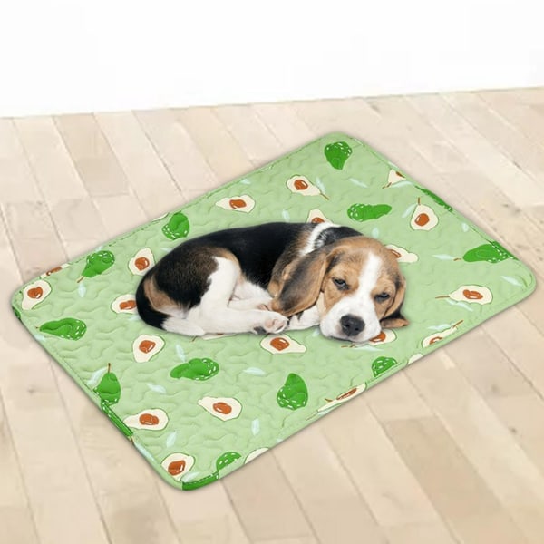 Hundebedmåtte Vaskbar Skridsikker Sommerprint Hvalpemadrasmåtte-40*30cm