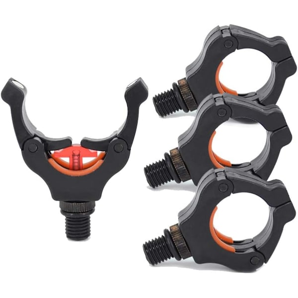 Stangstativ for fiske - Ideelt for karpefiske - for Rod-pod - Magnetisk lukking for å støtte stangen - Sett med 4 stykker