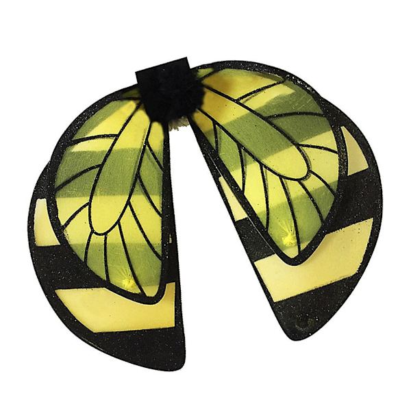 Flicka Kläder Klänning Vingar Bi Fairy Wings Barn Kostym Klä Upp Fairy WingsBlackM Black M