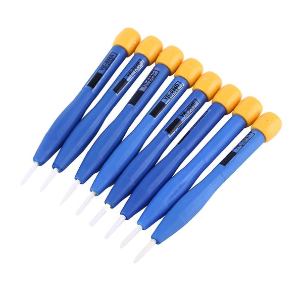 Screwdriver Set Precision Adjust Frequency Screwdriver Repair Tool Kit Driver Kit Professional Anti-static Plastic Ceramic Non-magnetic Repair Hand To