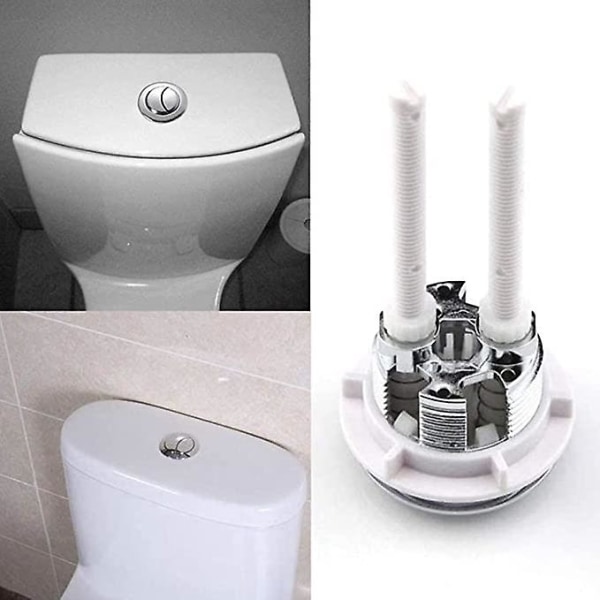 Standard Toalettknappar Dubbel Tryckknapp Toalettspolknapp För Toalett Closestool Cistern Ersättningstillbehör Toalettdelar, Toalettknapp