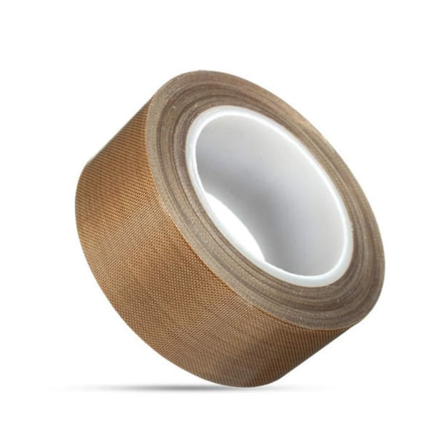 Självhäftande värmebeständig tejp 25mm x 10m PTFE Universal Isolering Värmebeständig Tejp för Livsmedels Torkning Elektrisk Isolering