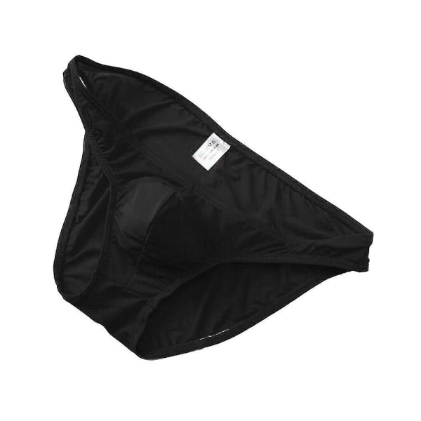 Herre Lav Midje Truser Komfortabelt Stretch Undertøy Sport Truser Pose Underbukser 2XL Svart 2XL Black