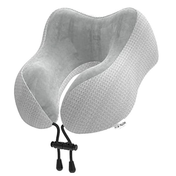 Nyt design u-formet rejse polyester sovepude memory foam nakkepude_xrzi 1