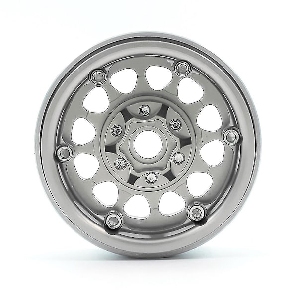 4 stk Metall Beadlock 1.9 Hjulnav Hjulfelg Kompatibel Med 1/10 Rc Crawler Bil Traxxas Trx4 Rc4wd D90 Axial Sc