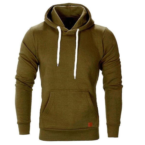 Mænds Sweatshirt Efterår Vinter Casual Langærmet Hoodie Solid Hættetrøje Trøje Ny 5XL 5XL