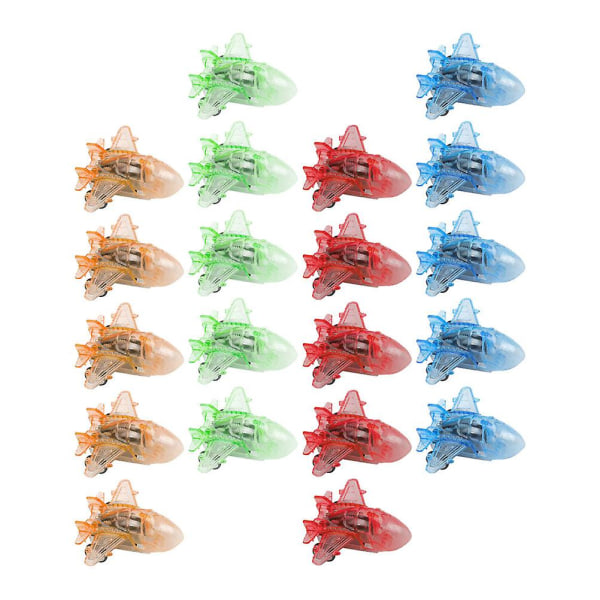 20 stk Udviklingslegetøj Børnelegetøj Flylegetøj Lille Flylegetøj Helikopterlegetøj Mini Flylegetøj Tilfældig Random Color 5X5CM