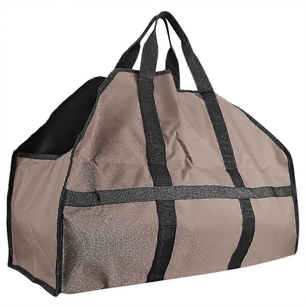 RYO_600D Oxford Klud Bærbar Brænde Log Transportør Træ Opbevaringspose Organizer Kaffe Farve