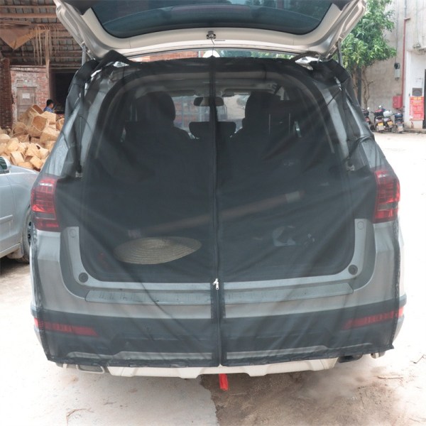 Car Tailgate Mesh Screen for  Camping Magnetic Car Tent for Tailgate Car Camping Accessories