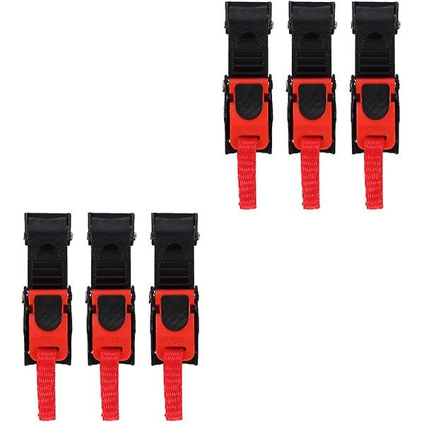 9 stk Hjelm Spænde Sikkerheds Hat Spænde Hjelm Forbrugsstoffer Hjelm Tilbehør 6 stk 8X2.5CM 6 pcs 8X2.5CM