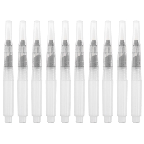 10st vattenfärgande penselpennor Akvarellmålningspenslar Penna Ritning Penselpennor för vattenlösliga 12X1cm