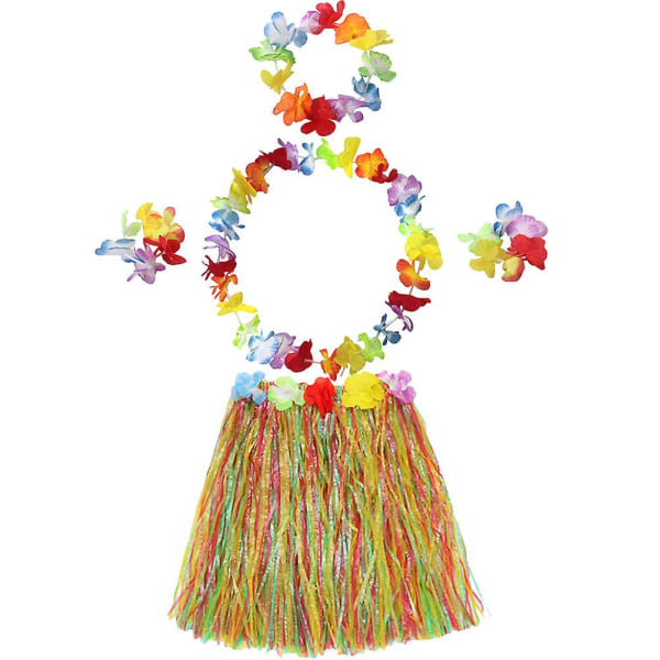 1 Set Halloween Party Rekvisita Simuleringsgirland Strandsemester Halmklänning Färgglad 1X30X40C Colorful 1X30X40CM