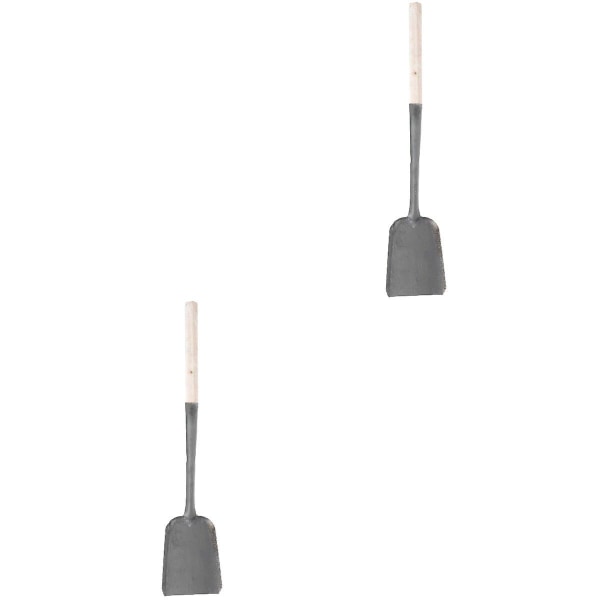 2 kpl Pitkän Varren Lapio Keittiön Uunin Lapio Takka-puhdistuslapio Tuhkalapio 2 kpl 59x12cm 2 pcs 59x12cm