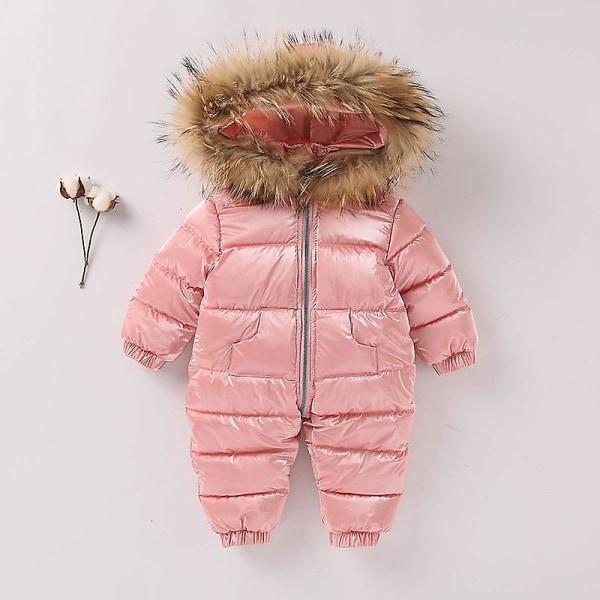 Baby En-delt Dunjakke Ned En-delt Tykkere Barnedunantrekk 90cmpink pink 90cm