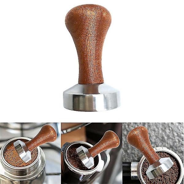 51/53/58mm Espresso Kaffe Tamper Aluminium Kaffe Nivelleringsverktyg Bönpress Hammare 58mm 58mm