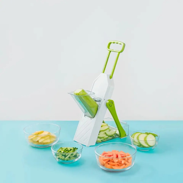 Slicer, Upprätt Grönsaks- och Potatisskärare, Tjockleksjusterare för Snabb Matlagning i Köket