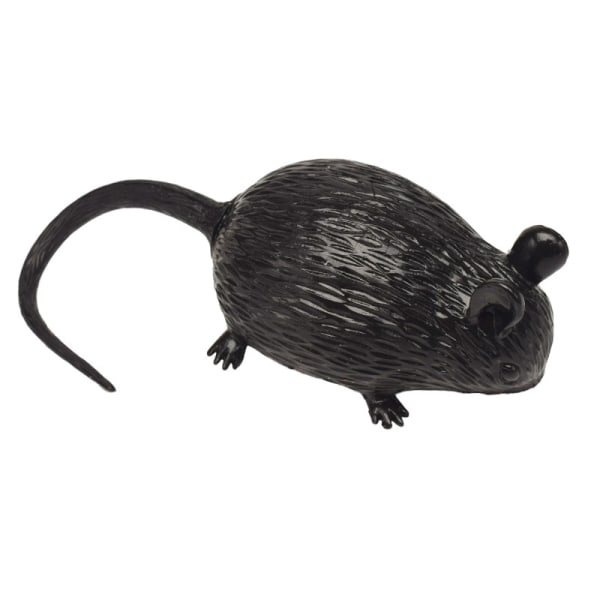 Dekomprimera Squeeze Toy Tricky Mouse Stress relief Halloween Toy (svart) Halloween Halloween Party