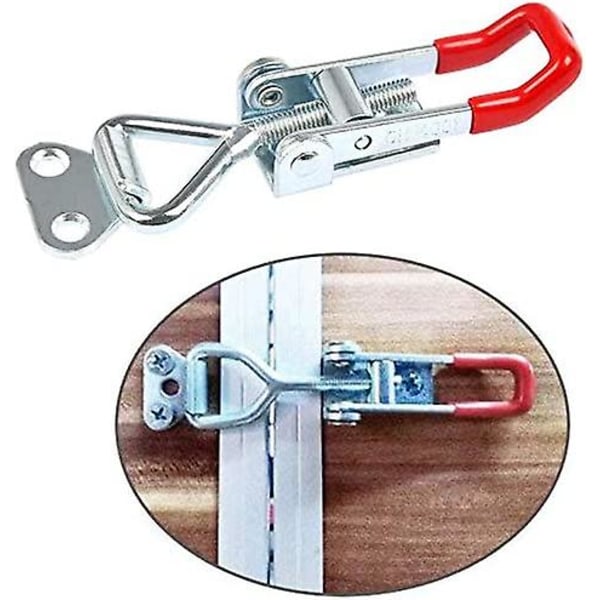 Metallisk vippehake, 4 stk Gh-4001 Justerbare sammenføyningsvippehaker, klemmehake for skap, dør