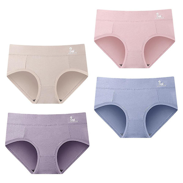 Underoutfit BH-er Kvinner Bomulls Bikini Undertøy Sømløst Bomullsundertøy Bomulls Truser Myke Underbukser XL