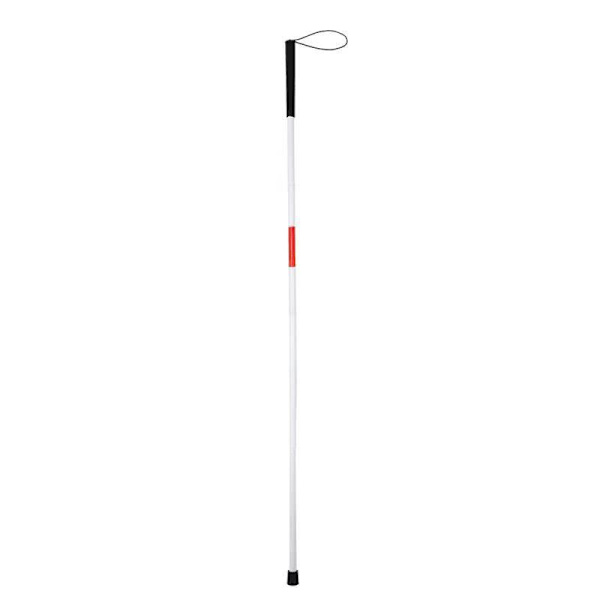 Käppar för blinda, promenadkäppar för blinda, hopfällbar käpp för blinda, 124 cm 4 sektioner aluminiumlegering hopfällbar käpp, för blinda