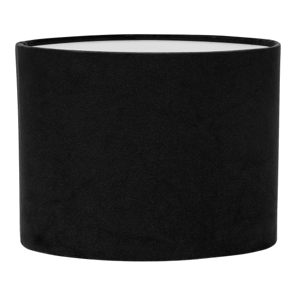 1pc Oval Lampshade Decorative Cloth Craft Lamp Cover Table Light Cover AccessoryBlack23X12X18.5CM