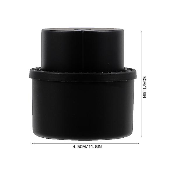 Flaskkork Uppblåsbar Lufttät Soda-lock Dryckstätningslock Återanvändbar Flaska Pumpöverdrag Svart 5X4.5CM Black 5X4.5CM