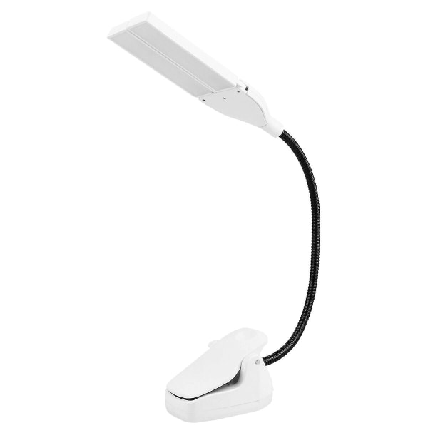 1 stk LED-lampe Justerbar Pianolampe Notenholder Lampe Berøringslampe Hvid 53,5X5,5X5,5CM White 53.5X5.5X5.5CM