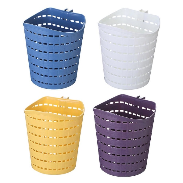 4 st Sänksvammshållare Hängande Klädkorg Duschkorg Duschorganisator Korg Väggmonterad Hållare Korg Blandade Färger 15,5X13CM Assorted Color 15.5X13CM