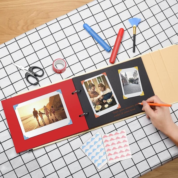 Fotoalbum til at designe selv Scrapbog Album Sorte Sider PhotoStyle 3 Style 3