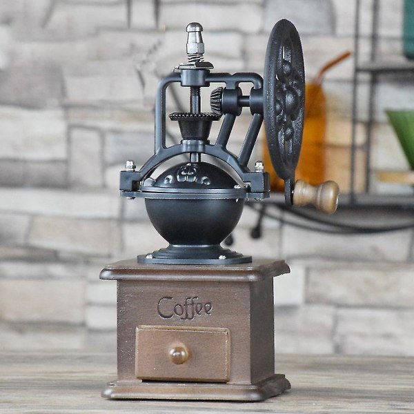 Home Retro Ferris Wheel Hand-operated Bean Grinders Manual Coffee Grinder Coffee Bean Spice Mill Co