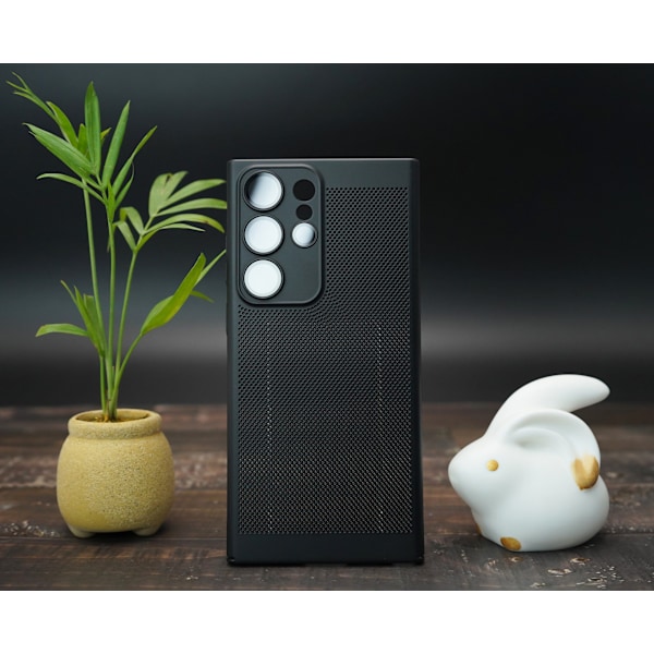 RY/For Samsung Galaxy S25 Ultra S24 Plus S23 S22 S21 Note 20 Ultra Note 10 Plus Kjølende Telefondeksel A24 A34 A54 A23 A33 A53 A73 Black For Samsung S25