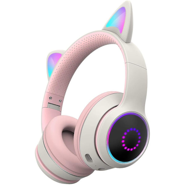 Trådlöst Spelheadset, Kattöron Bluetooth 5.0 Hörlurar