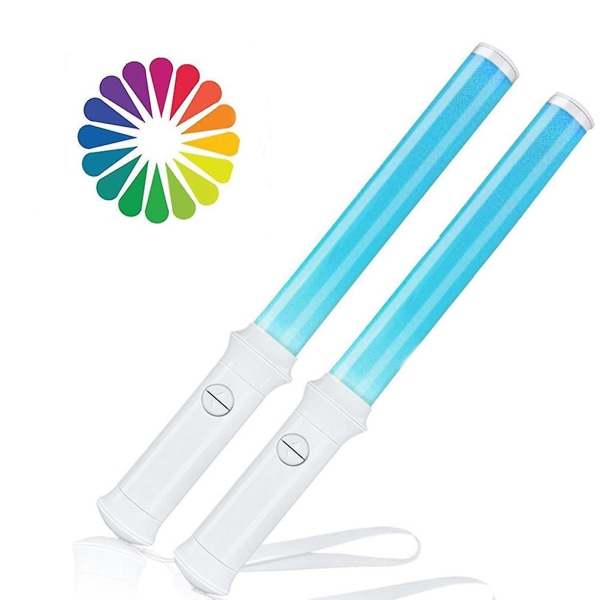 Glødende Pinner Lyspinner Bryllup Glødepinner Led Svingpinne Kjemiske Lys Hvit White