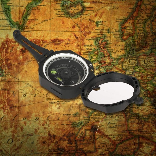 Vattentät kompass för camping, jakt, vandring, geologi och andra utomhusaktiviteter