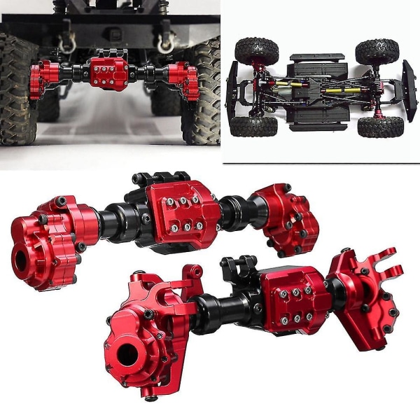 Metalinen Taka-ohjausnivel C-napakantaja Portaalin Peite Sarja Yhteensopiva Traxxas Trx4 1/10 Rc Mastoautolle Upg
