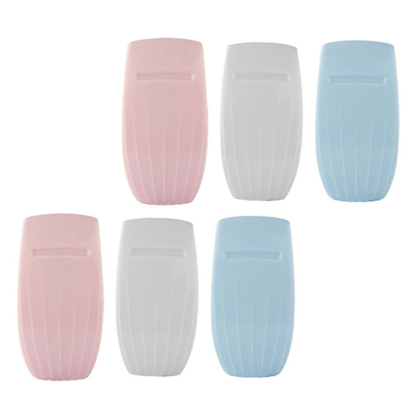 6 kpl Koti Peittopidikkeet Ilman Neulaa Liukumattomat Jäljettömät Vuodevaatteiden Kiinnikkeet Sekalaiset Värit 6.3X3CM Assorted Color 6.3X3CM