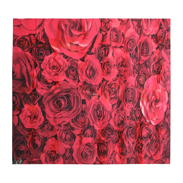 Teko-ruusu Juhlakuvaus Tausta Hääjuhlat Kuvaustausta Punainen Ruusu Kuvaustausta Studio Kuvauskoppi Punainen 210X150CM Red 210X150CM