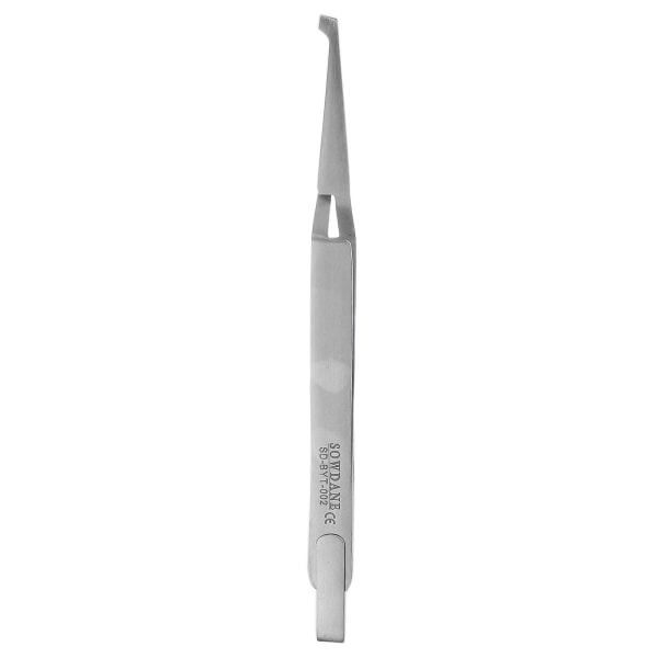Ortodontisk fäste Placerfäste Självhållare Pincett Ortodontiskt instrument Silver14x1x0,6cm Silver 14x1x0.6cm
