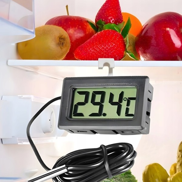 Akvarietermometer med sond - Precisions digital elektronisk termometer