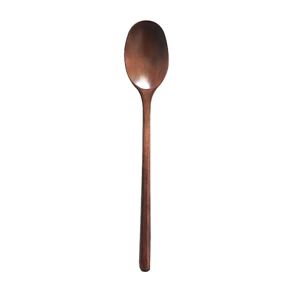 2 stk. Lange Træskeer Husholdningssuppeøse Madserveringsskovl Køkkenredskaber Til Hjemmet Restaurant Lysegul Og Brun Blandet Farve 23,5 * 4 cm Mixed color 23.5*4cm