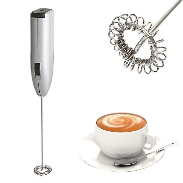 Automatisk Design Mini Håndholdt Elektrisk Mixer Håndholdt Melkeskummer Håndholdt Rører Elektrisk Skummaker Melkeskummerstav For Kaffe Cappuccino Latt