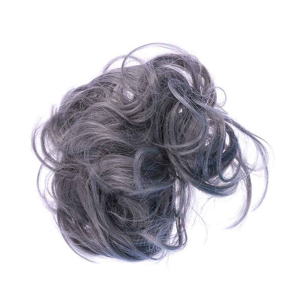 Damernas Mode Hårutvidgning Hästsvans Bun Hårstycken Scrunchie Elastisk Vågig Lockig Syntetisk Hårstycke