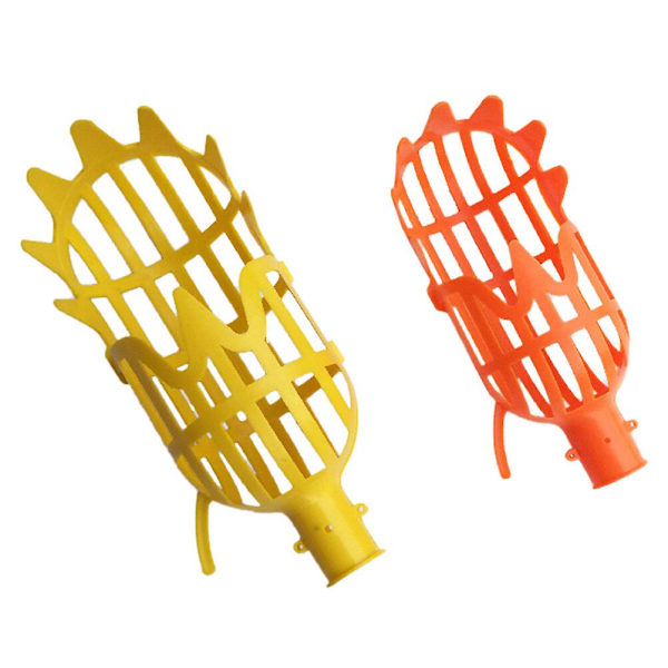 2 stk Appelsinplukker Frugt Høster Picker Grapefrugt Picker Justerbar Frugt Fangst Frugt GrabberA Assorted Color 25x10.5cm