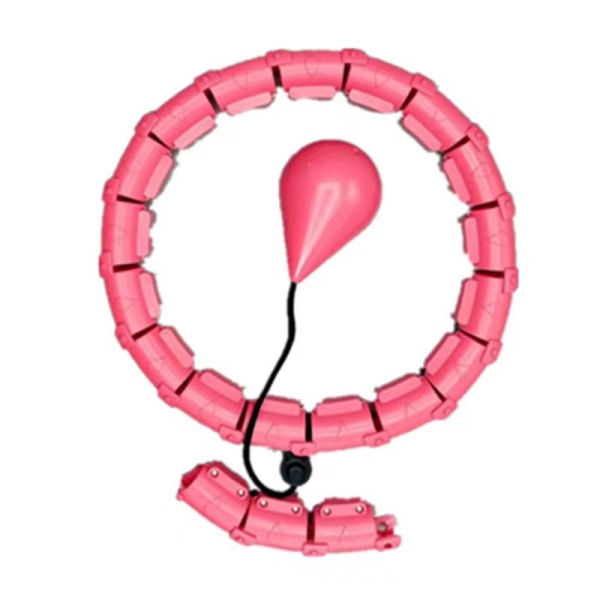 Intelligent Hula Hoop Hula Hoop, der ikke falder af - 24 sektioner, aftagelig og justerbar